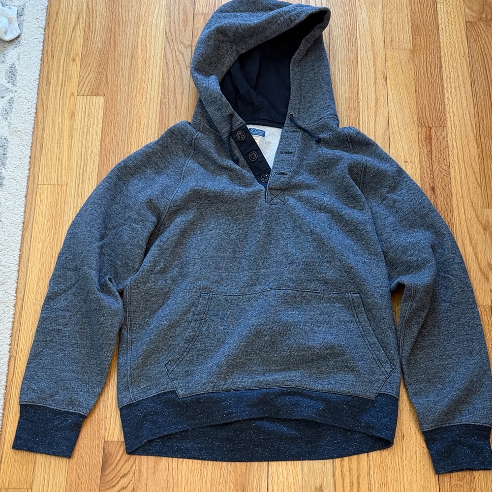 Men’s J. Crew Hooded Sweatshirt, large.